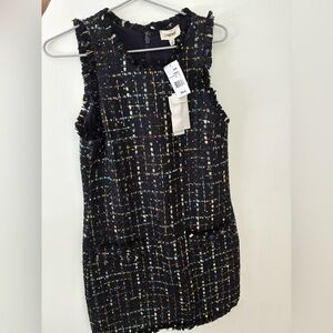 L'AGENCE Black Tweed Dress
